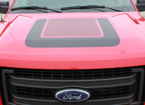 2009 - 2014 Ford F-150 Quake Hood Factory Tremor FX Style Hood Vinyl Decal Graphic