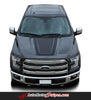 2015 2016 2017 2018 2019 2020 Ford F-150 Quake Hood Factory Tremor FX Style Hood Vinyl Decal Graphic
