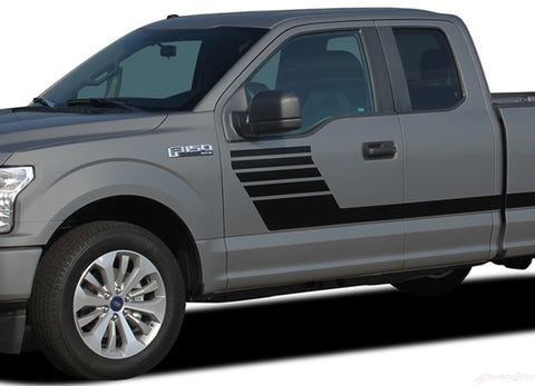 2015-2019 2020 Ford F-150 Stripes Lead Foot New Special Edition Hockey Decals Vinyl Graphic 3M