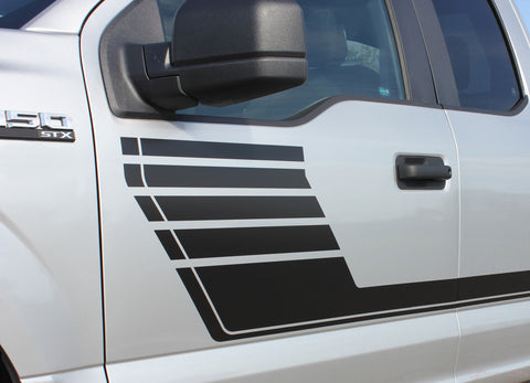 2015 2016 2017 2018 2019 2020 Ford F-150 Speedway Special Edition Lead Foot Stripes Hockey Decals Vinyl Graphic 3M