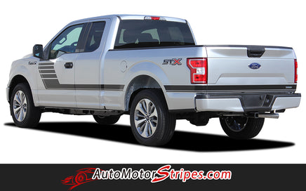 2015-2020 Ford F-150 Speedway Special Edition Lead Foot Stripes Hockey Decals Vinyl Graphic 3M