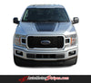 2015-2020 Ford F-150 Speedway Hood Blackout Lead Foot Stripes Decals Vinyl Graphic 3M