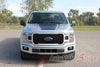 2015 2016 2017 2018 2019 Ford F-150 Speedway Hood Blackout Lead Foot Stripes Decals Vinyl Graphic 3M