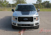 2015 2016 2017 2018 Ford F-150 Speedway Hood Blackout Lead Foot Stripes Decals Vinyl Graphic 3M