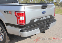 2018 Ford F-150 Speedway Tailgate Blackout Lead Foot Stripes Decals Vinyl Graphic 3M