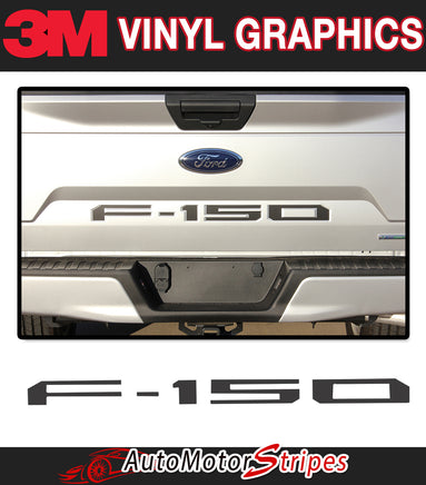 2018 2019 2020 Ford F-150 Speedway Inlay Text Lead Foot Stripes Decals Vinyl Graphic 3M