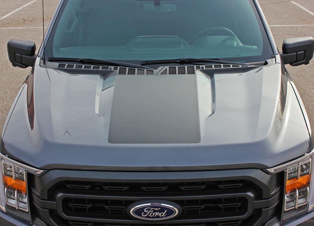 2021-2024 Ford F-150 Hood Stripes Vinyl Hood Spears Decals 3M Graphics - SWAY HOOD