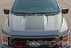 Detailed view of 2021-2026 Ford F-150 Hood Stripes Vinyl Hood Spears Decals 3M Graphics - SWAY HOOD
