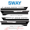 2021-2026 Ford F-150 Side Door Stripes Vinyl Body Decals 3M Graphics - SWAY and SWAY XL
