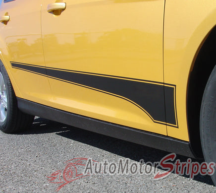 2012-2017 Ford Focus Converge Side Door Vinyl Graphic 3M Decals Stripes