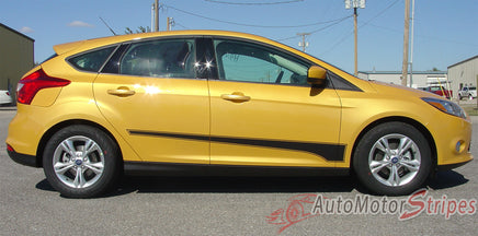 2012-2017 Ford Focus Converge Side Door Vinyl Graphic 3M Decals Stripes