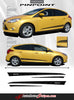 2012-2017 Ford Focus Pinpoint Side Lower Door Accent Vinyl Graphic 3M Decals Stripes