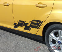 2012-2017 Ford Focus Scatter Lower Side Door Vinyl Graphic Decals 3M Stripes