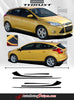 2012-2017 Ford Focus Thrust Upper Side Door Accent Vinyl Graphic Decals 3M  Stripes