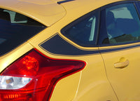 2012-2017 Ford Focus Thrust Upper Side Door Accent Vinyl Graphic Decals 3M  Stripes