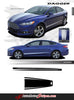 2013-2017 2018 2019 2020 Ford Fusion Dagger Hood and Side Door Vinyl Graphic Accent 3M Decals Stripes