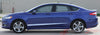 2013-2017 Ford Fusion Dagger Hood and Side Door Vinyl Graphic Accent 3M Decals Stripes