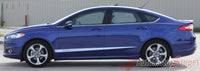 2013-2017 Ford Fusion Dagger Hood and Side Door Vinyl Graphic Accent 3M Decals Stripes
