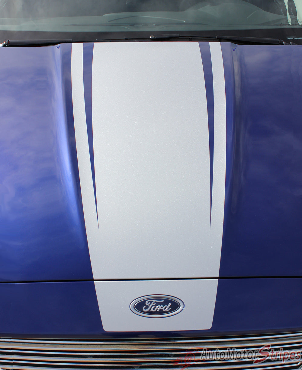 2013-2020 Ford Fusion Stripes Hood Side Decals DAGGER Vinyl Graphics ...