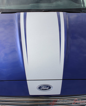 2013-2017 Ford Fusion Dagger Hood and Side Door Vinyl Graphic Accent 3M Decals Stripes