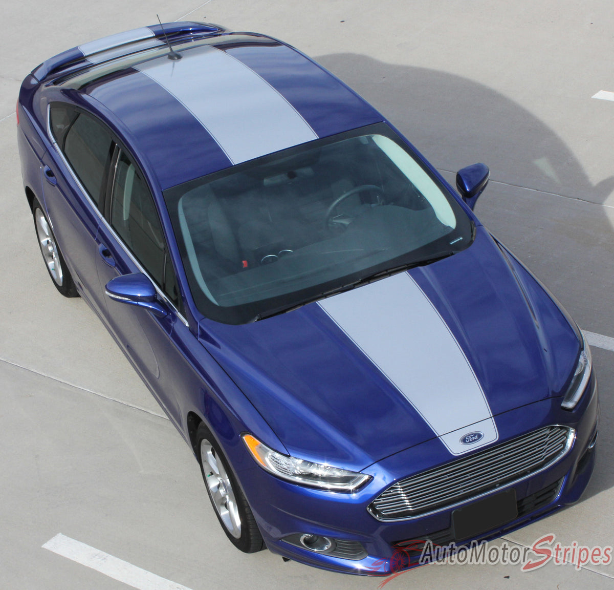 2013-2020 Ford Fusion Decals Center Hood Stripes OVERVIEW Vinyl ...