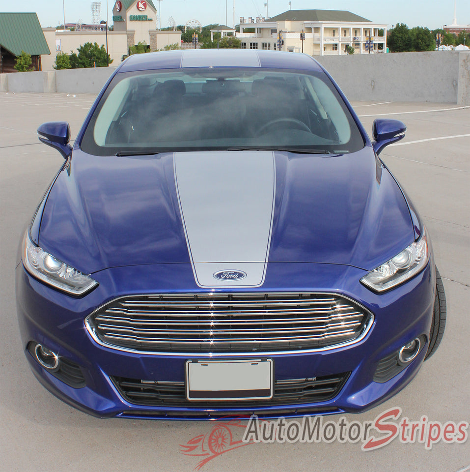 2013-2020 Ford Fusion Decals Center Hood Stripes OVERVIEW Vinyl ...