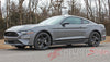 Detailed view of 2018-2023 Ford Mustang Mach 1 Style Racing Stripes Supersonic Rally Stripes Center Wide Vinyl Graphics 3M Decals