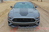 2018 2019 2020 2021 2022 2023 Ford Mustang Mach 1 Style Racing Stripes Supersonic Rally Stripes Center Wide Vinyl Graphics 3M Decals