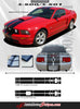 2005 - 2009 Ford Mustang S-500 and S-501 GT V8 Racing and 10" Rally Stripes 3M Vinyl Decal Graphics