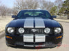 2005 - 2009 Ford Mustang S-500 and S-501 GT V8 Racing and 10" Rally Stripes 3M Vinyl Decal Graphics - Front Close View