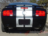 2005 - 2009 Ford Mustang S-500 and S-501 GT V8 Racing and 10" Rally Stripes 3M Vinyl Decal Graphics - Rear Close View