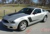 2010 2011 2012 Ford Mustang Launch Style Side Hockey Stripes 3M Vinyl Decal Graphics - Full View