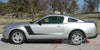 2010 - 2012 Ford Mustang Launch Style Side Hockey Stripes 3M Vinyl Decal Graphics - Driver View