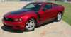 2010 - 2012 Ford Mustang Dominator Boss 302 Style Hood Side Vinyl Decal 3M Graphics - Driver Side View