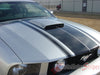 2005 - 2009 Ford Mustang Fastback 2 Side and Hood Boss Style Vinyl Decal Graphics - Close Up Hood View