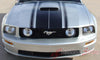 2005 - 2009 Ford Mustang Fastback 2 Side and Hood Boss Style Vinyl Decal Graphics - Hood View