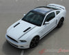 2010-2014 Ford Mustang CALI California Special GT/CS Style Rocker and Hood Factory OEM Style Lower Rocker Stripes Vinyl Decal Graphics
