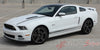 2010-2014 Ford Mustang CALI California Special GT/CS Style Rocker and Hood Factory OEM Style Lower Rocker Stripes Vinyl Decal Graphics
