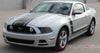 2013 2014 Ford Mustang Prime 1 Boss 302 Style Hood and Side Vinyl Graphics - Driver View