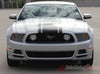2013 2014 Ford Mustang Prime 1 Boss 302 Style Hood and Side Vinyl Graphics - Front View
