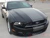 2013-2014 Ford Mustang Super Snake Venom Center Wide Racing Rally Stripes Vinyl Graphics - Front View