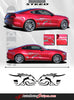 Detailed view of 2015-2017 Ford Mustang Pony Steed Horse Outline Side Stripes Vinyl Graphics 3M Decals