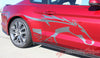 2015 2016 2017 Ford Mustang Pony Steed Horse Outline Side Stripes Vinyl Graphics - Side View Close