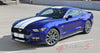 2015 2016 2017 Ford Mustang Stallion 10" Wide Lemans Factory Style Racing Rally Stripes Vinyl Graphics - Driver Side View