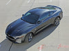 2018 Ford Mustang Racing Stripes Euro XL Rally Stripes Center Wide Vinyl Graphics 3M Decals