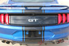 2018 Ford Mustang Racing Stripes Hyper Rally Stripes Center Wide Vinyl Graphics 3M Decals