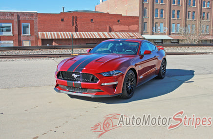 2018 Ford Mustang Racing Stripes Stage Rally Stripes 7" Inch Wide Vinyl Graphics 3M Decals