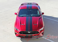 2019 Ford Mustang Racing Stripes Stage Rally Stripes 7" Inch Wide Vinyl Graphics 3M Decals