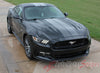 2015 2016 2017 Ford Mustang Digital Fade Faded Rally Stripes Hood Roof Trunk Vinyl Graphic 3M Decals