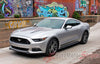 Driver Side Profile View for Detailed view of 2015-2017 Ford Mustang Digital Fade Combo Lower Rocker and Hood Spears Stripes Vinyl Graphic 3M Decals